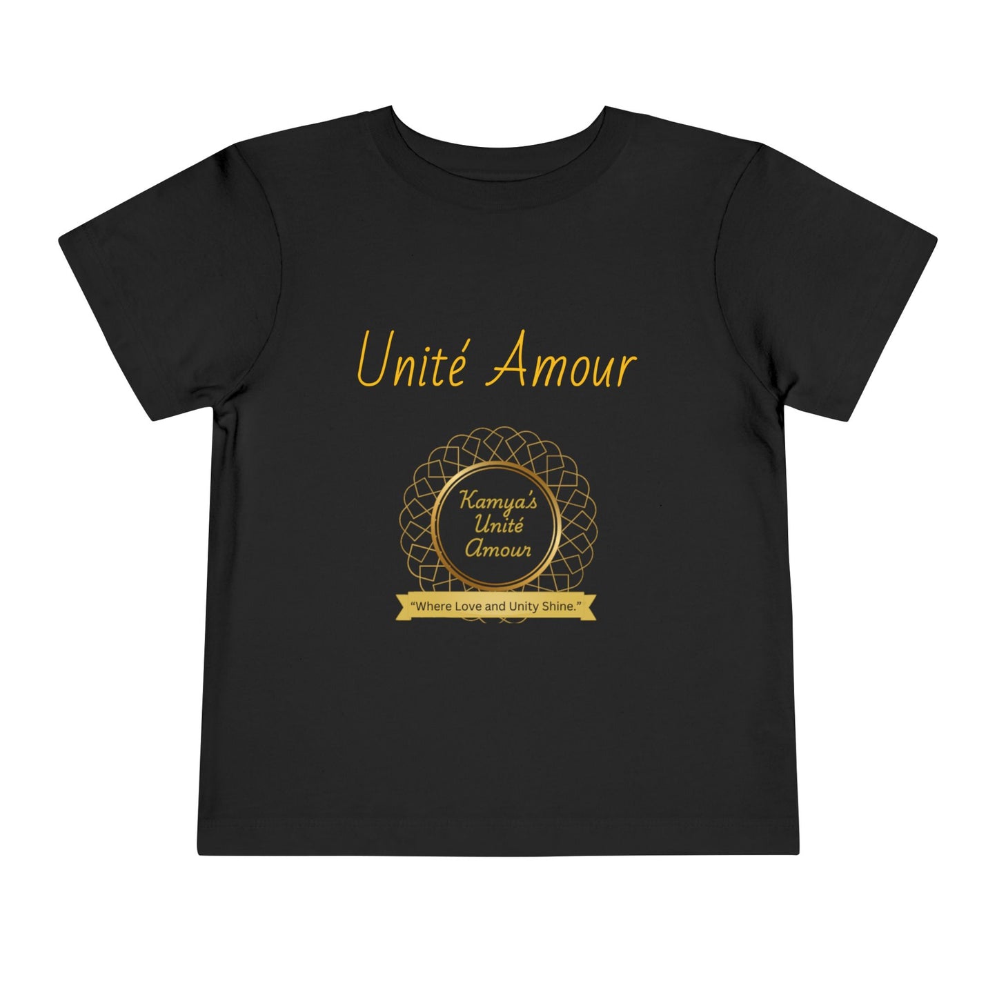 Unité Amour Toddler Short Sleeve Tee - Cute Love Shirt for Kids