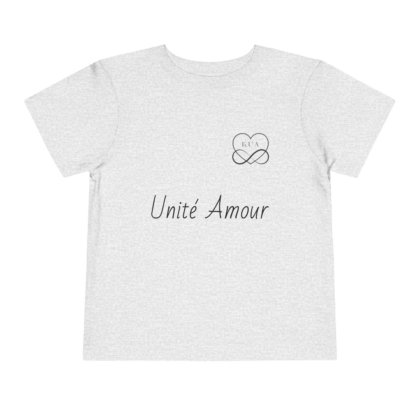 Unité Amour Toddler Short Sleeve Tee - Cute Love Shirt for Kids