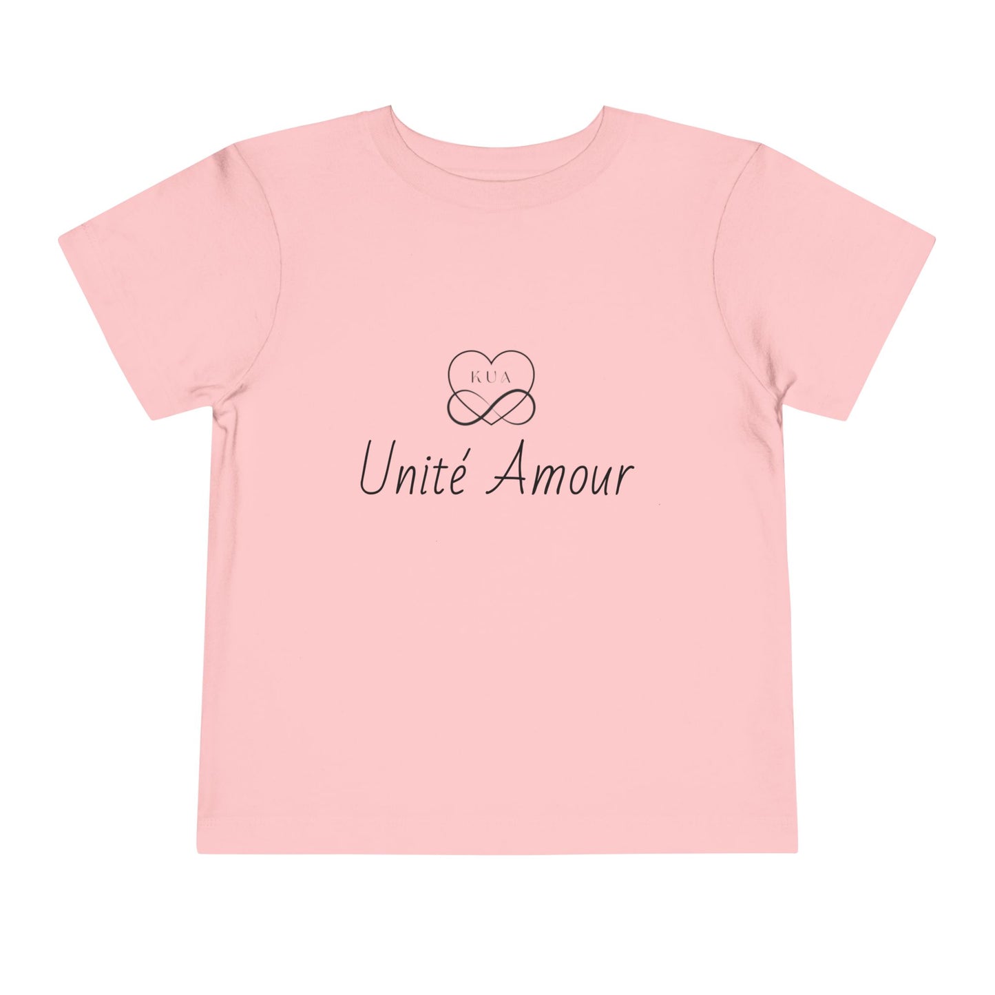 Unité Amour Toddler Short Sleeve Tee - Cute Love Shirt for Kids