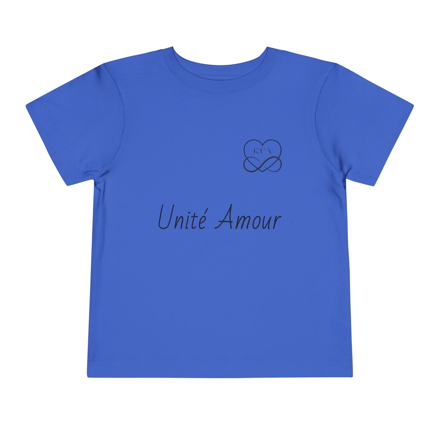 Unité Amour Toddler Short Sleeve Tee - Cute Love Shirt for Kids