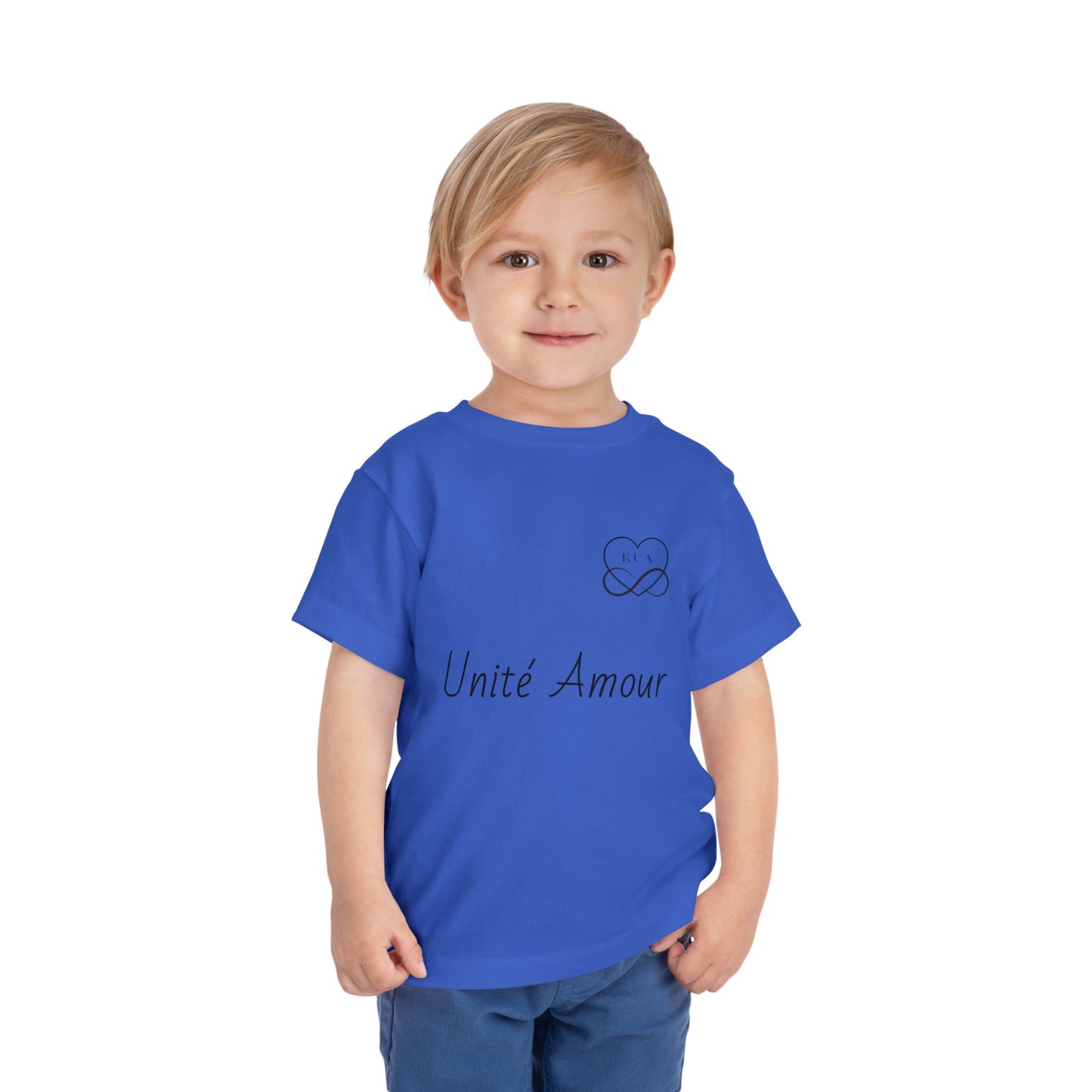 Unité Amour Toddler Short Sleeve Tee - Cute Love Shirt for Kids