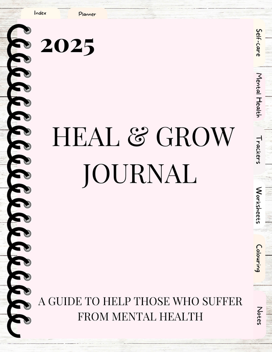 Grow & Heal Mental Health Journal